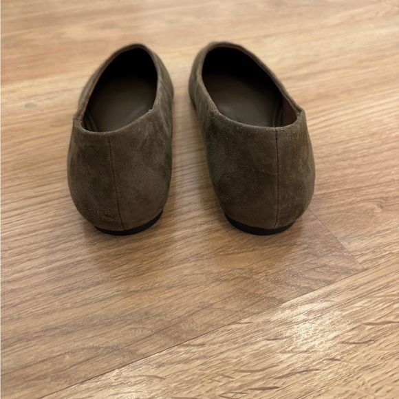Zara Suede Pointed Ballet Flats - Picture 5 of 6